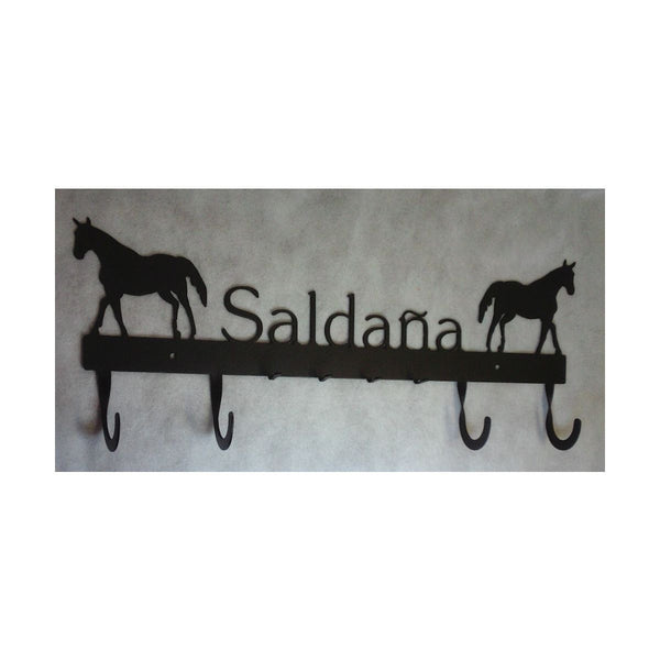 Combination Coat and Key Rack with Name