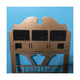 Picture Frame Display with Split Initial Name