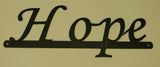 Inspirational Words - Faith, Love, Hope Sign Set