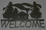 Welcome Sign - Cabin