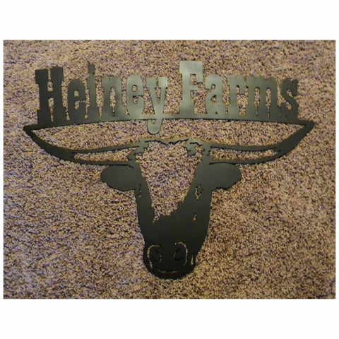 Custom Steer Head with Name