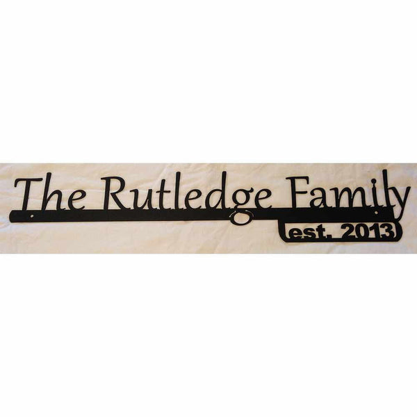 Custom Family Name Sign Wedding Gift