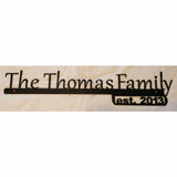 Custom Family Name Sign Wedding Gift