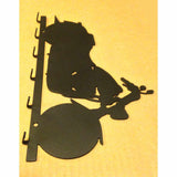 Motorcycle Key Rack With 6 Key Hooks