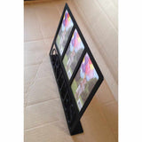 Family Name Frame Stand with Three 4 x 6 Frames