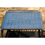 Fire Pit Customized, Removable Fork Stands and Stainless Grill Plate  (Shipping Included)