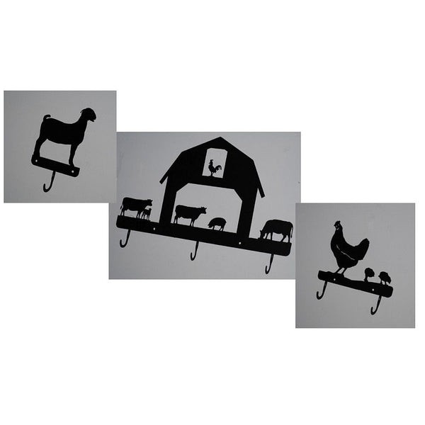 Pot or Pan Hook, Farm Theme