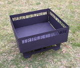 Fire Pit Customized with Name (Shipping Included)