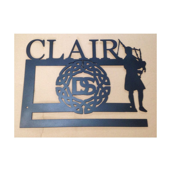 Half Length Custom Medal Rack with Name and Custom Theme