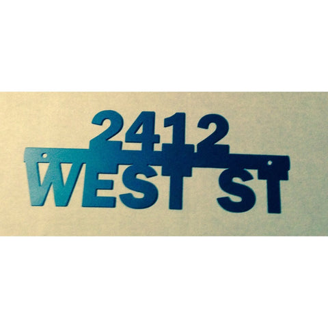 Address Sign, Custom